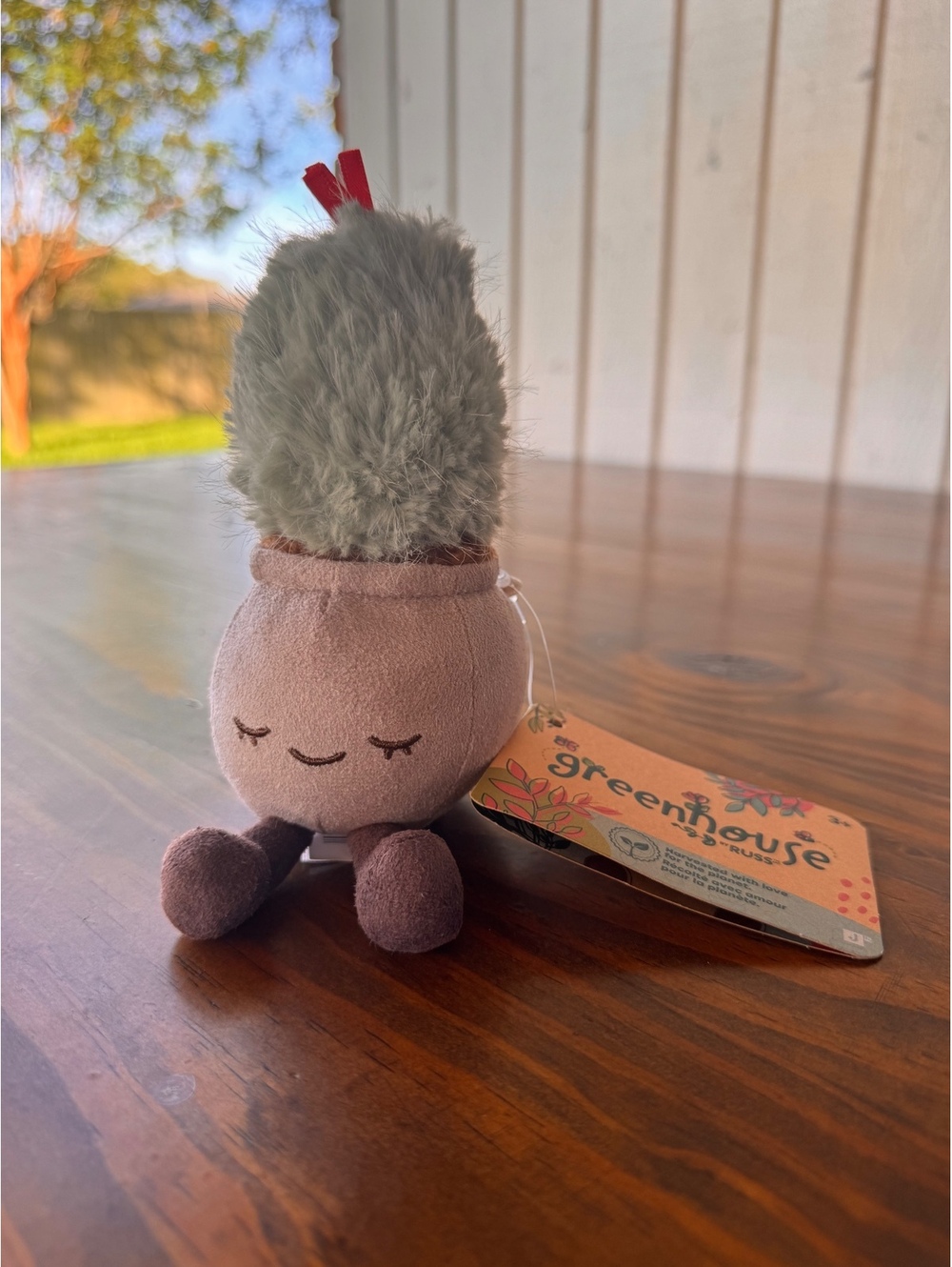 Russ Berrie Greenhouse Plush Cactus Plant Stuffed Toy